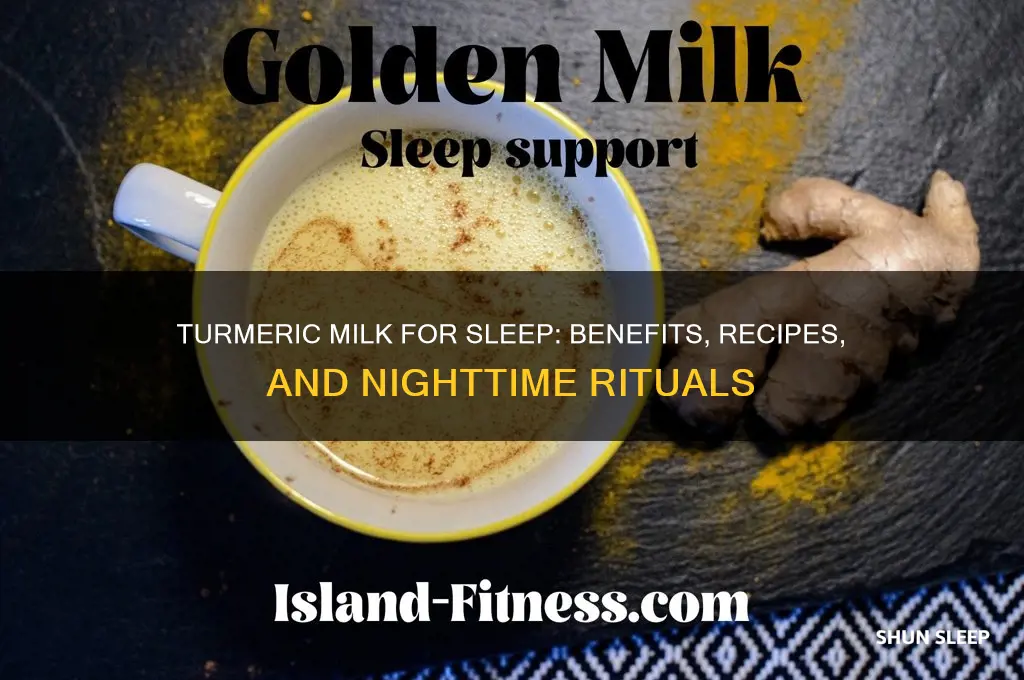 can turmeric milk help you sleep