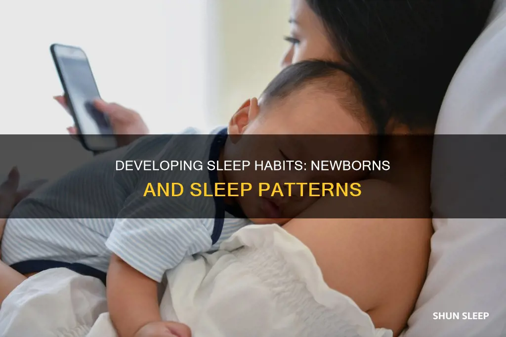 can two week olds form sleep habits