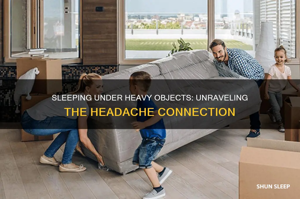can u get headache from sleeping under large object