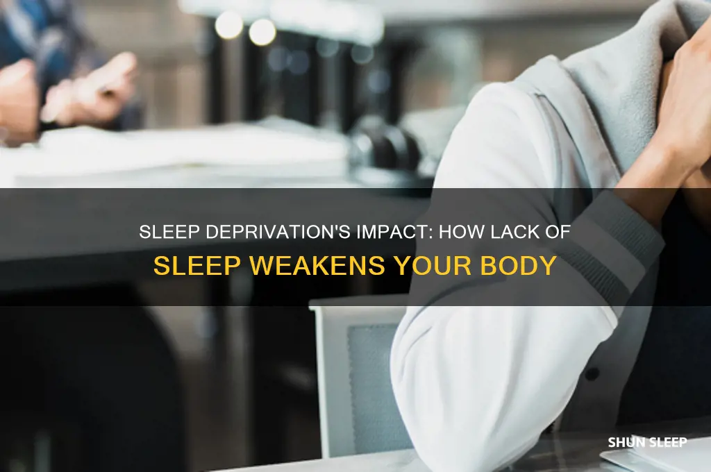 can u get weak from not sleeping