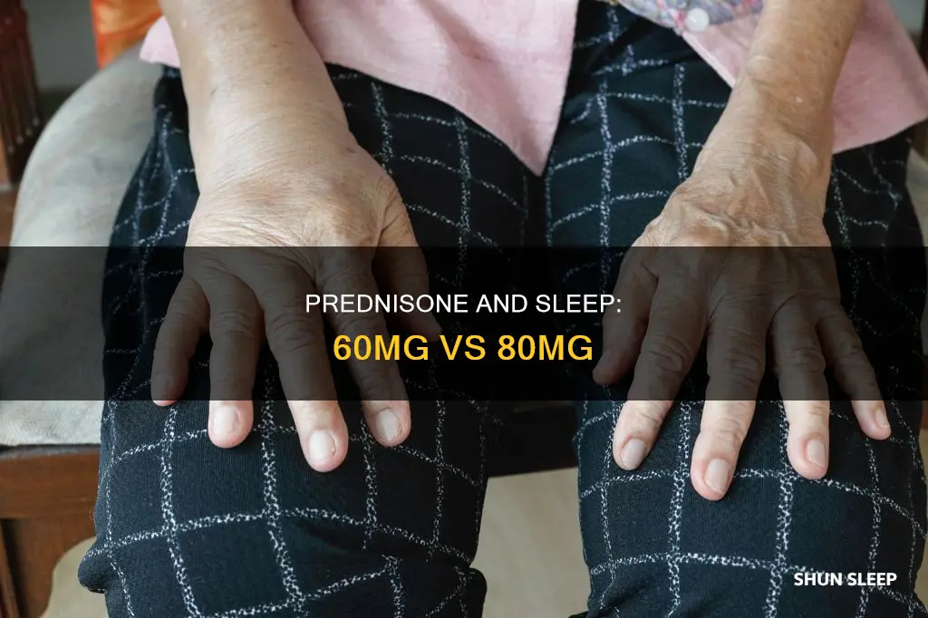 can u sleep on 60mg of prednisone better than 80