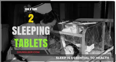 Sleeping Tablets: Double Dose Danger