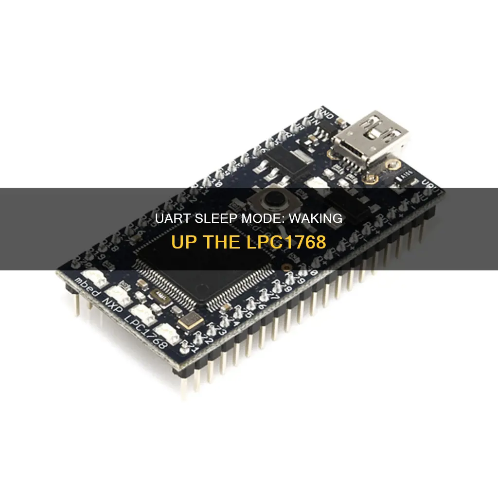 can uart wake up from sleep lpc1768