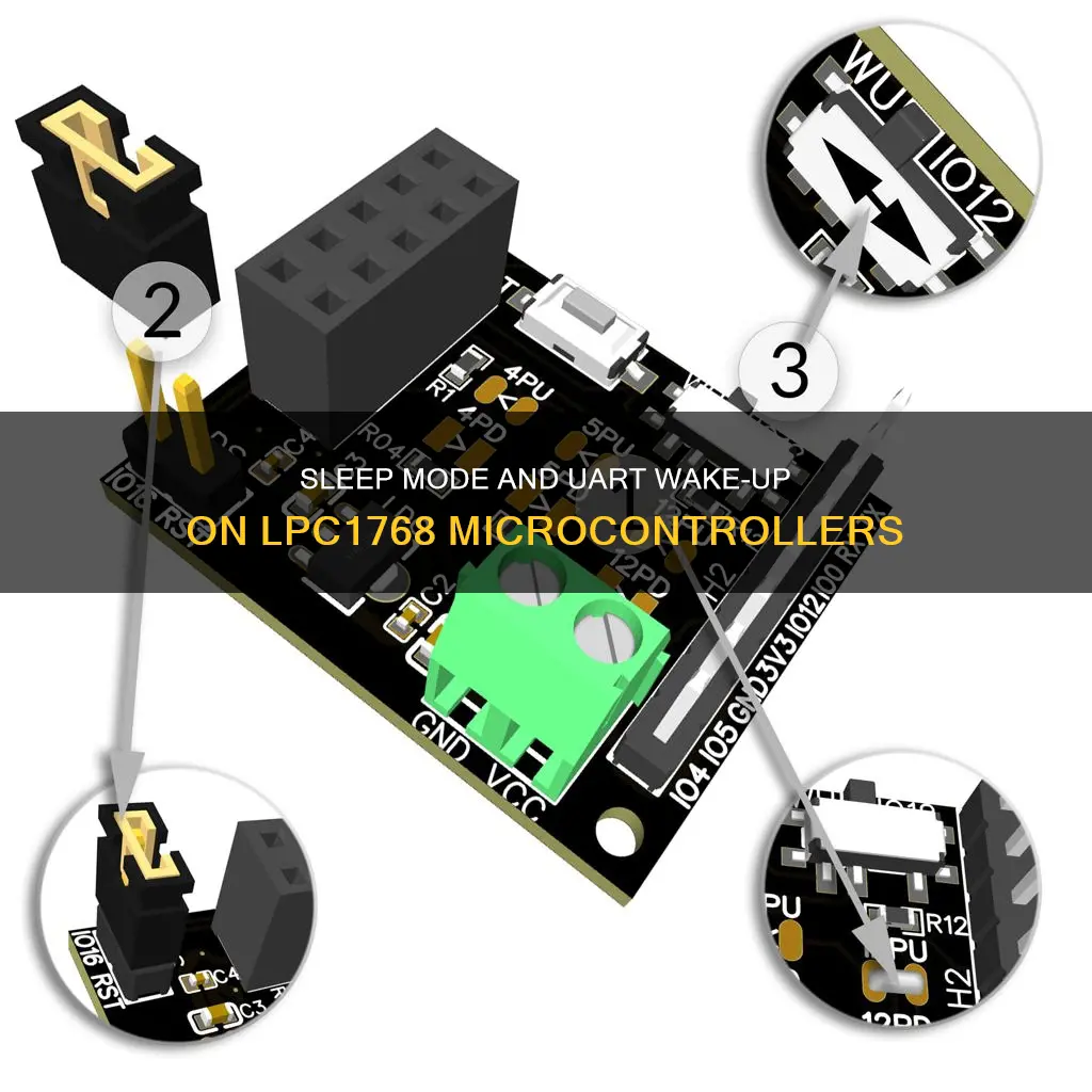 can uart wake up from sleep lpc1768