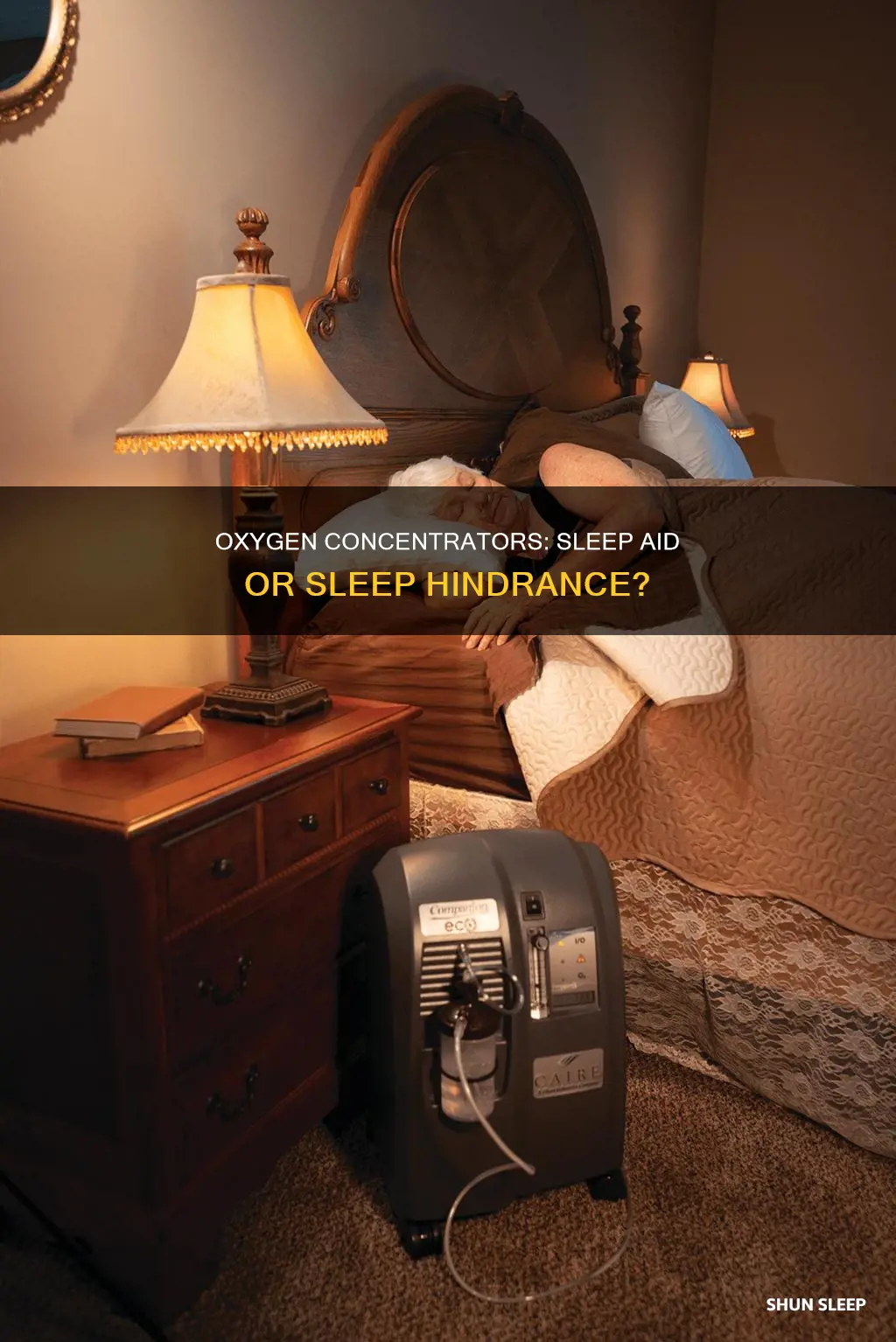 can use of oxygen concentrators mask sleep problems
