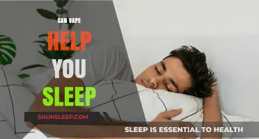 Can Vaping Improve Sleep Quality? Exploring the Potential Benefits and Risks