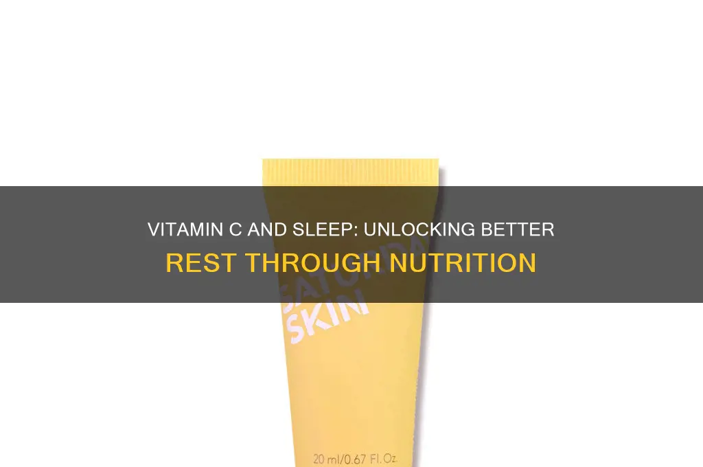 can vitamin c help sleep