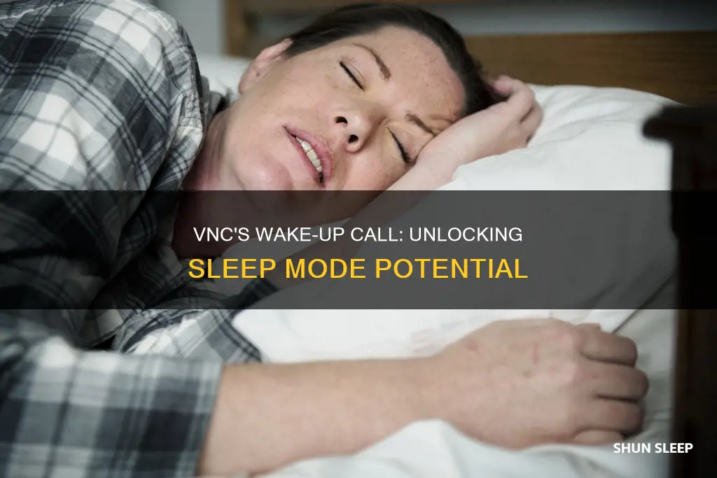 can vnc wake from sleep