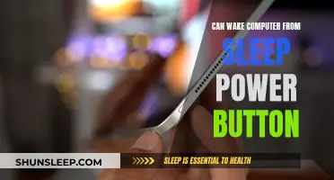 Power Button: Waking Your Computer from Sleep Mode