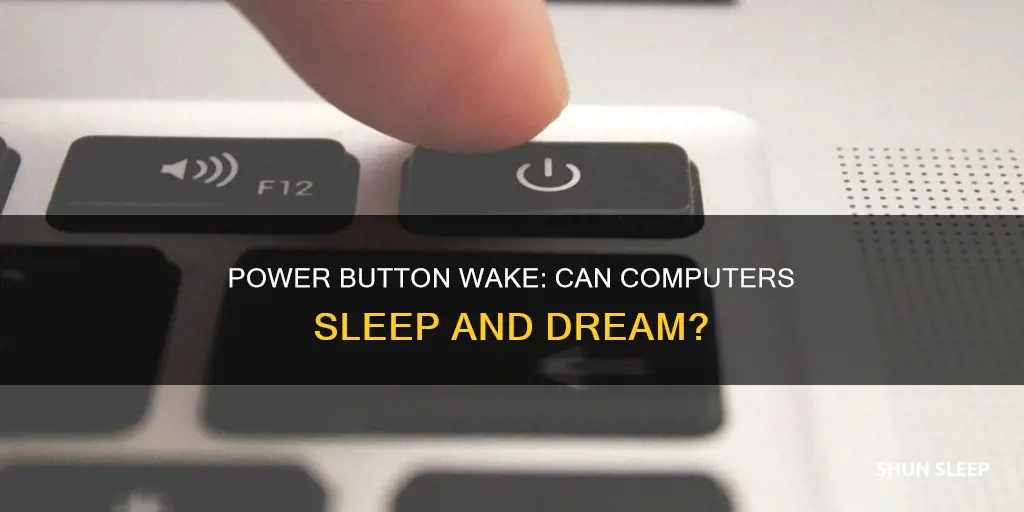 can wake computer from sleep power button