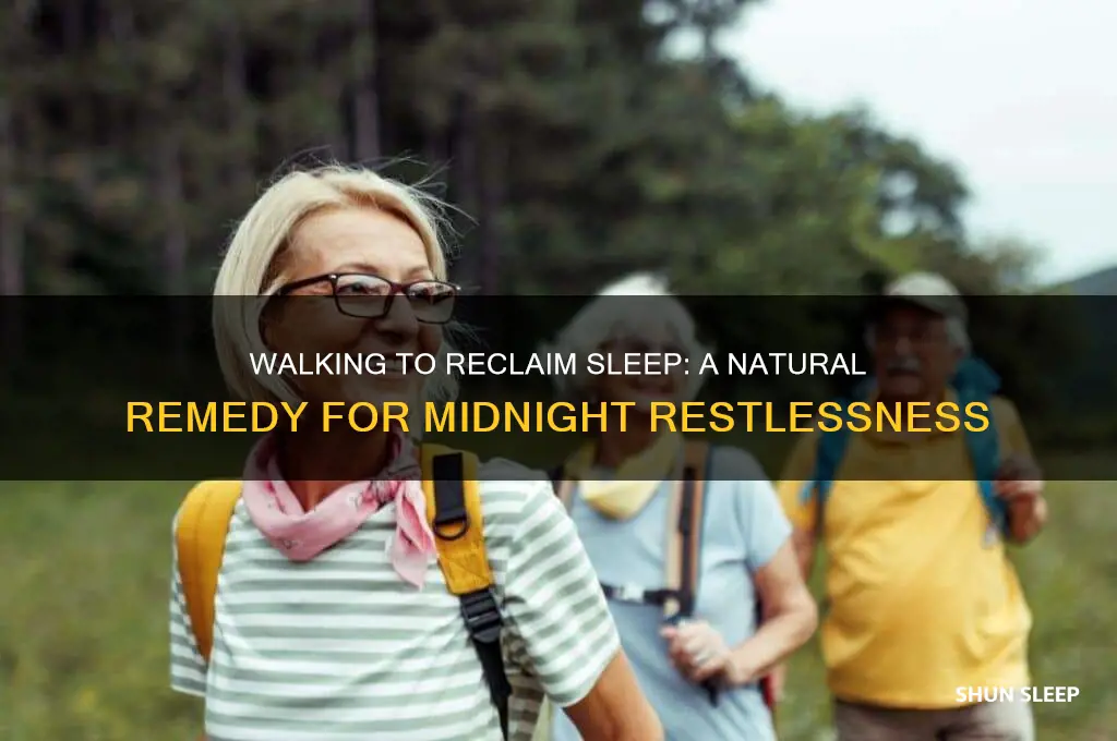 can walking help you get back to sleep