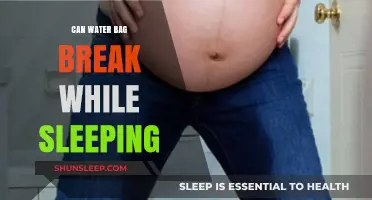 Water Bag Rupture: Can It Happen While Sleeping?