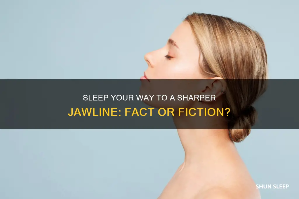 can we get jawline by sleeping well