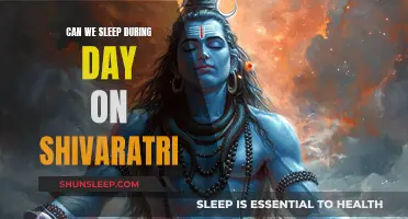 Shivaratri: Daytime Sleep and Spiritual Significance