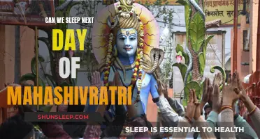 The Day After Mahashivratri: Sleep or No Sleep?