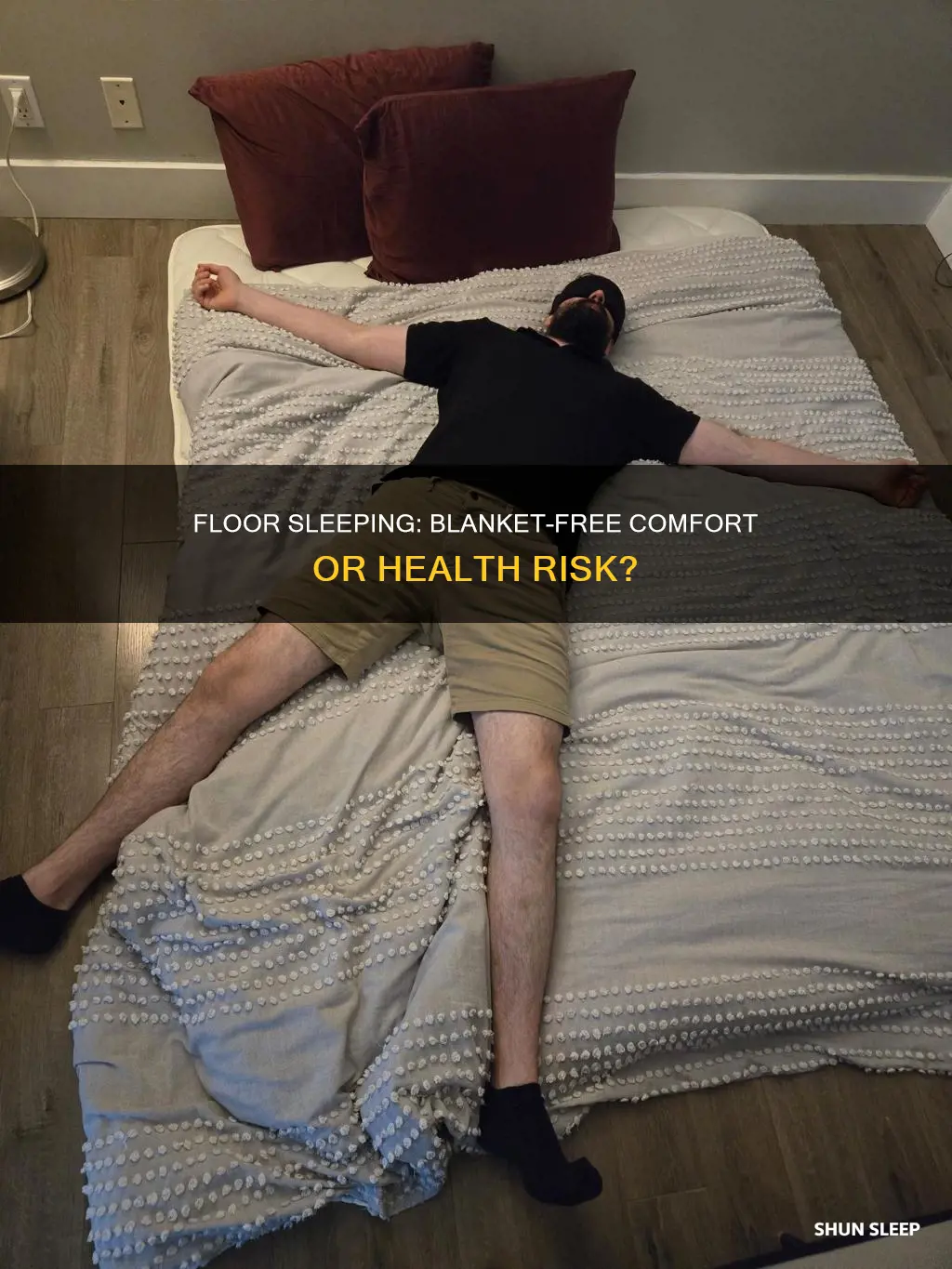 can we sleep on floor without a blanket