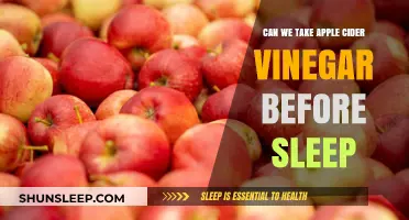 Apple Cider Vinegar: Pre-Sleep Aid or Myth?