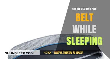 Back Pain Belts: A Good Night's Sleep Solution?