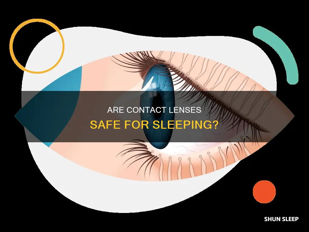 can we use contact lens while sleeping
