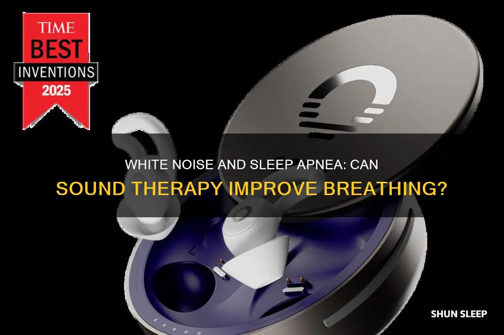 can white noise help sleep apnea