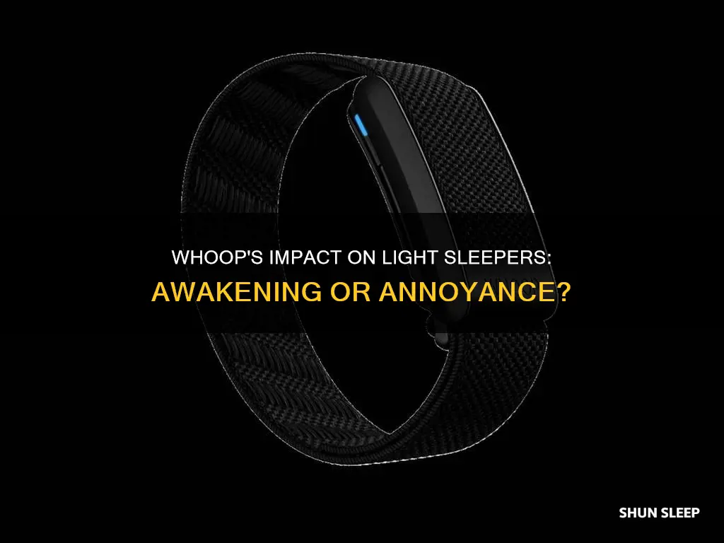 can whoop wake you up in light sleep