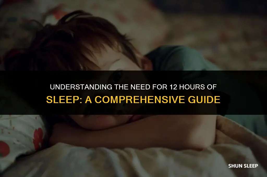can why do i want 12 hours of sleep