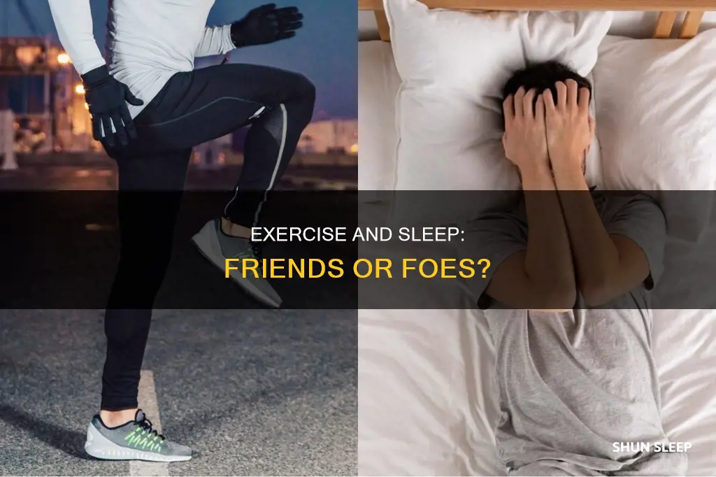 can working out mess up your sleep