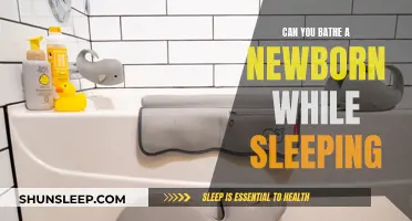The Benefits of Bathing a Sleeping Newborn Baby