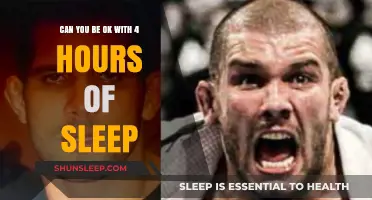 Thriving on Minimal Rest: Is 4 Hours of Sleep Enough?