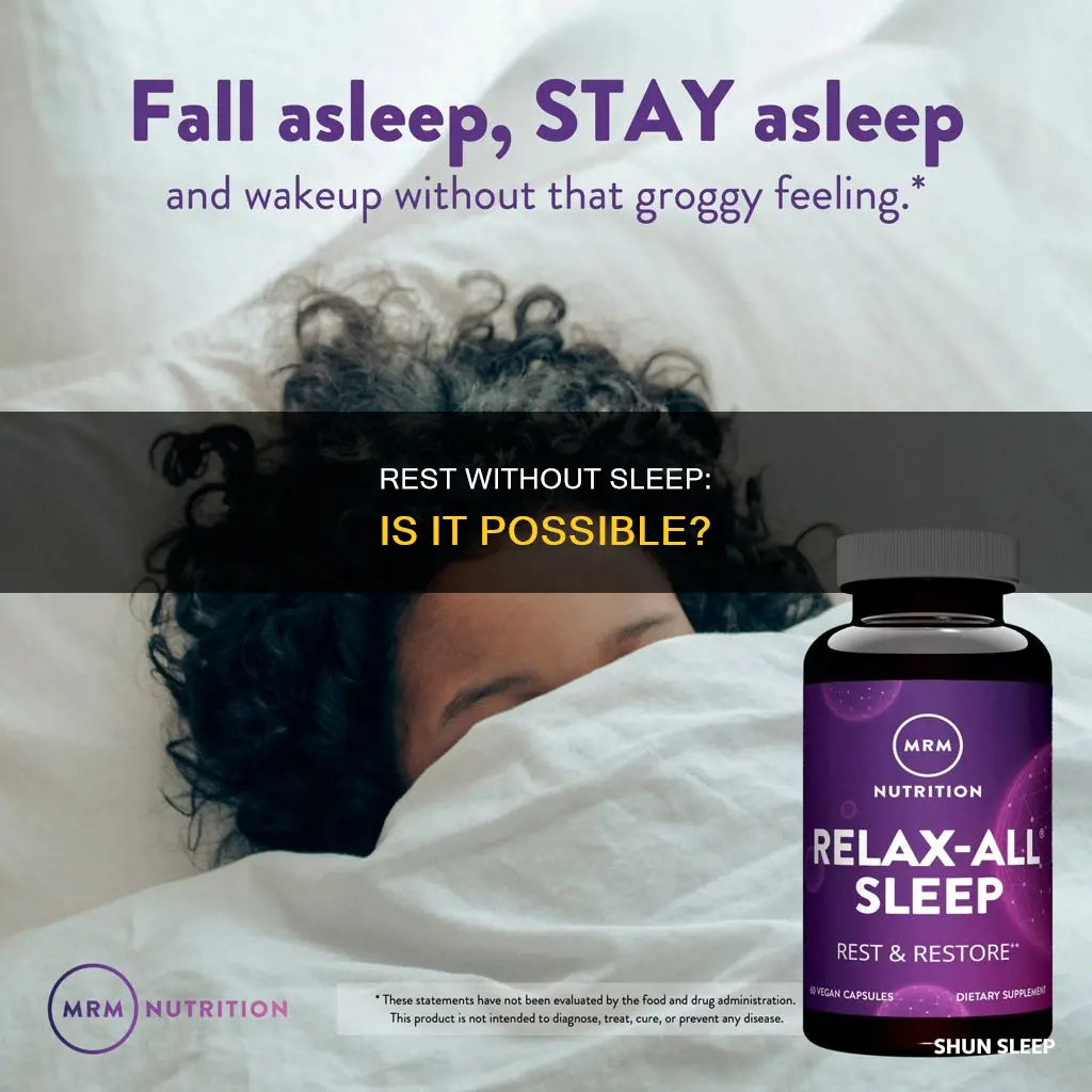 can you be rested without sleep