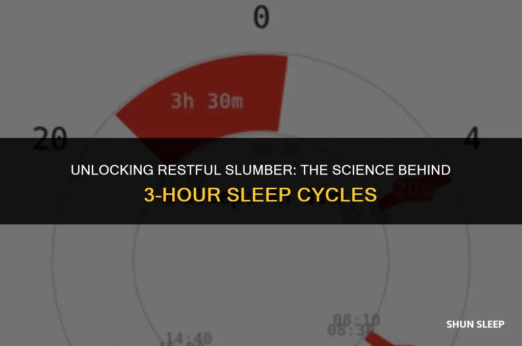 can you break sleep into 3 hour
