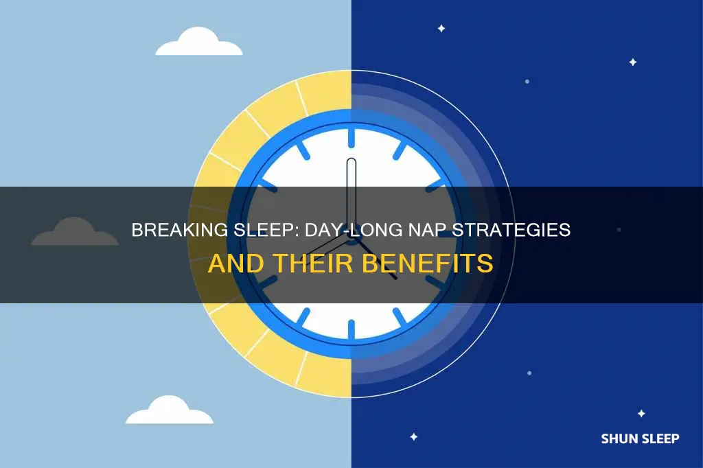 can you break your sleep up throughout the day