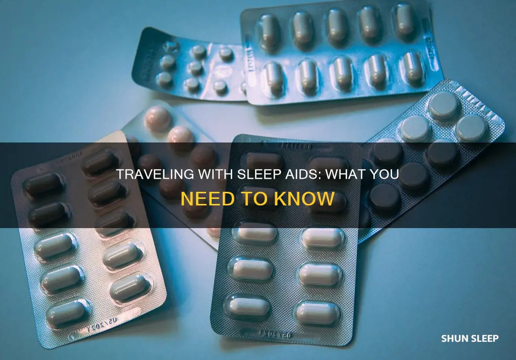 can you bring over the counter sleeping pills in airl
