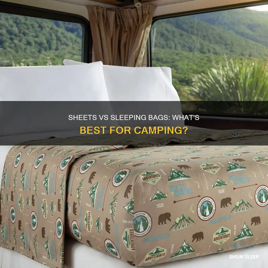 can you bring sheets instead of sleeping bag
