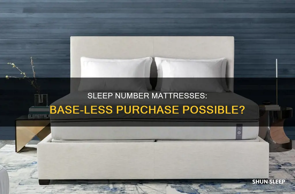 can you buy a sleep number mattress without the base