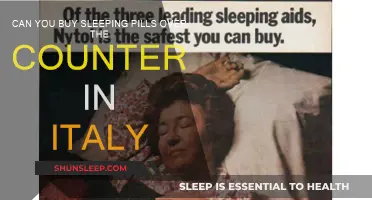 Sleeping Pills in Italy: Over-the-Counter Availability