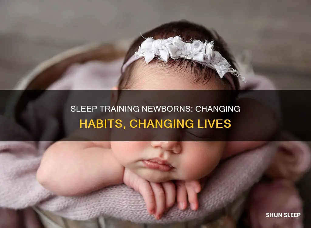 can you change newborn sleep pattern
