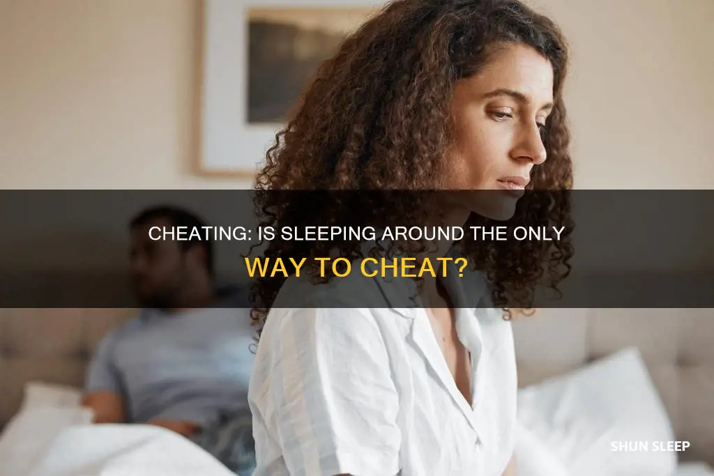 can you cheat without sleeping with someone
