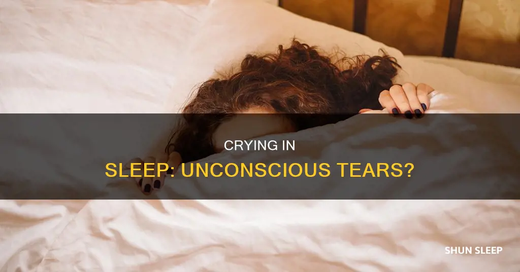 can you cry in your sleep without knowing
