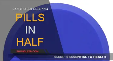 Cutting Sleeping Pills: Is Halving Safe?