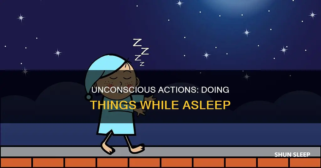 can you do things in your sleep without knowing