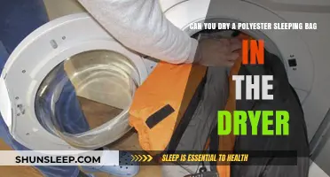 How to Dry a Polyester Sleeping Bag in the Dryer