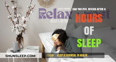 Unlocking Restful Sleep: Can 4 Hours Really Be Enough?