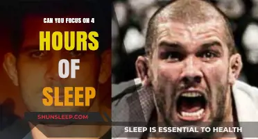 Unlocking Productivity: The Power of 4 Hours of Sleep
