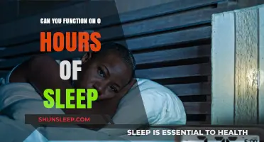 Sleepless Nights: The Surprising Truth About Functioning on Zero Sleep