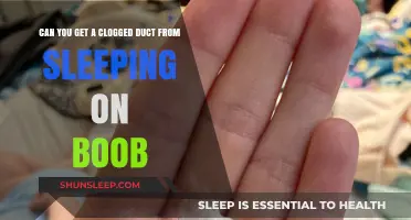 Sleeping on Your Breast: Can It Cause a Clogged Milk Duct?