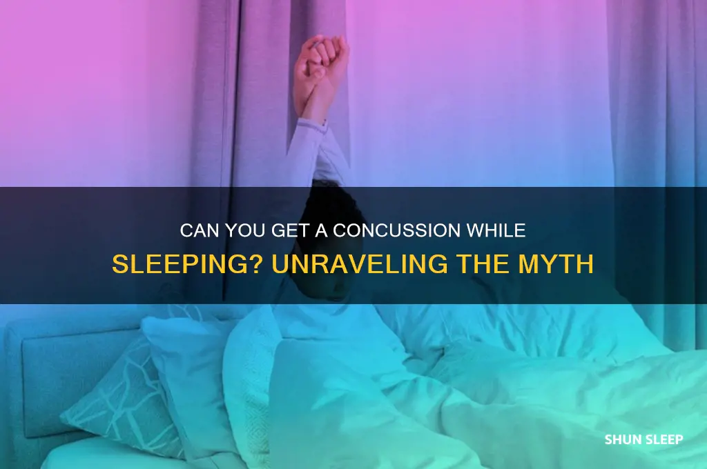 can you get a concution while you sleep