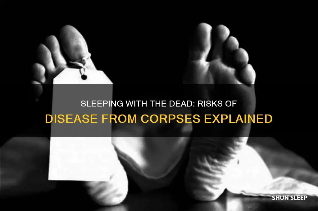 can you get a disease from sleeping with dead bodies