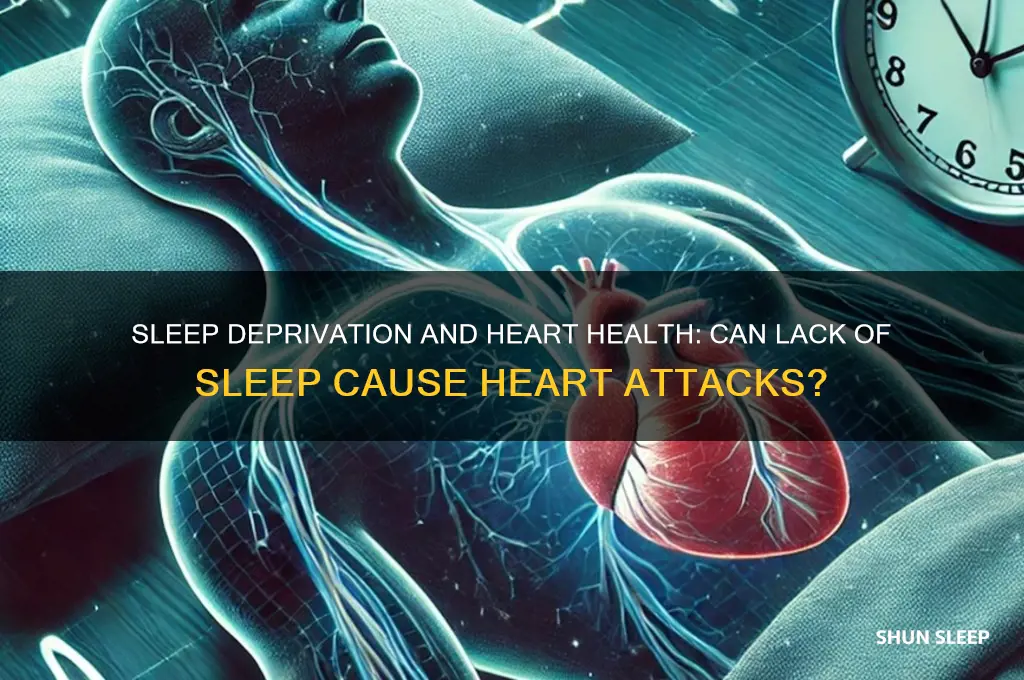 can you get a heart attack from not sleeping