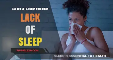 Lack of Sleep and Runny Nose: Unraveling the Surprising Connection